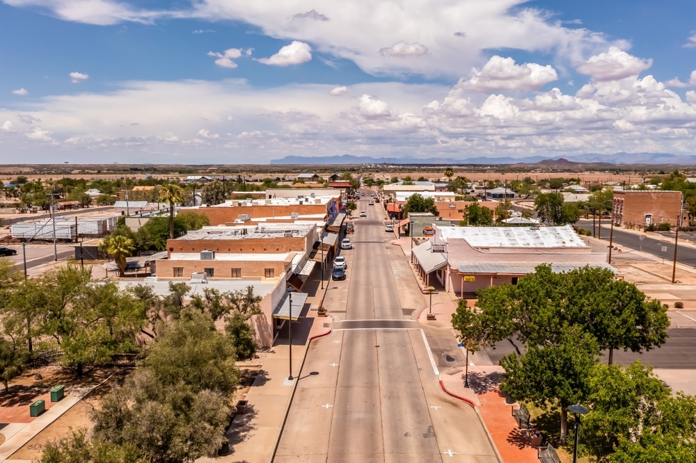 Florence,,Arizona,,Usa.,Main,Street,In,Downtown