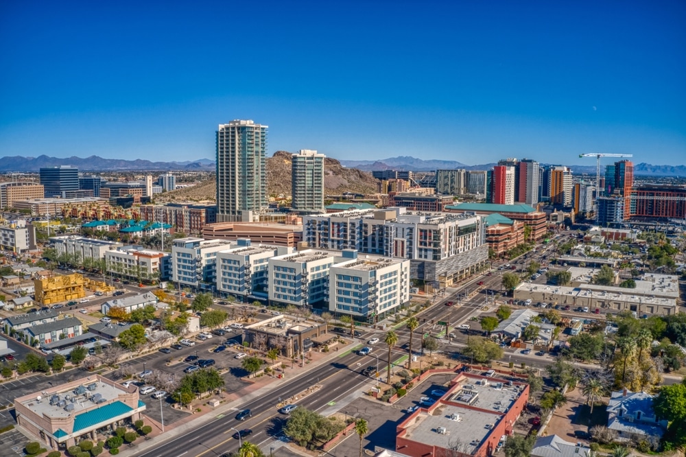 Aerial,View,Of,Tempe,,Arizona
