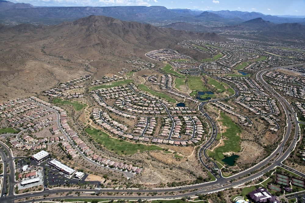 Aerial,View,Of,The,Planned,Community,Of,Anthem,,Arizona