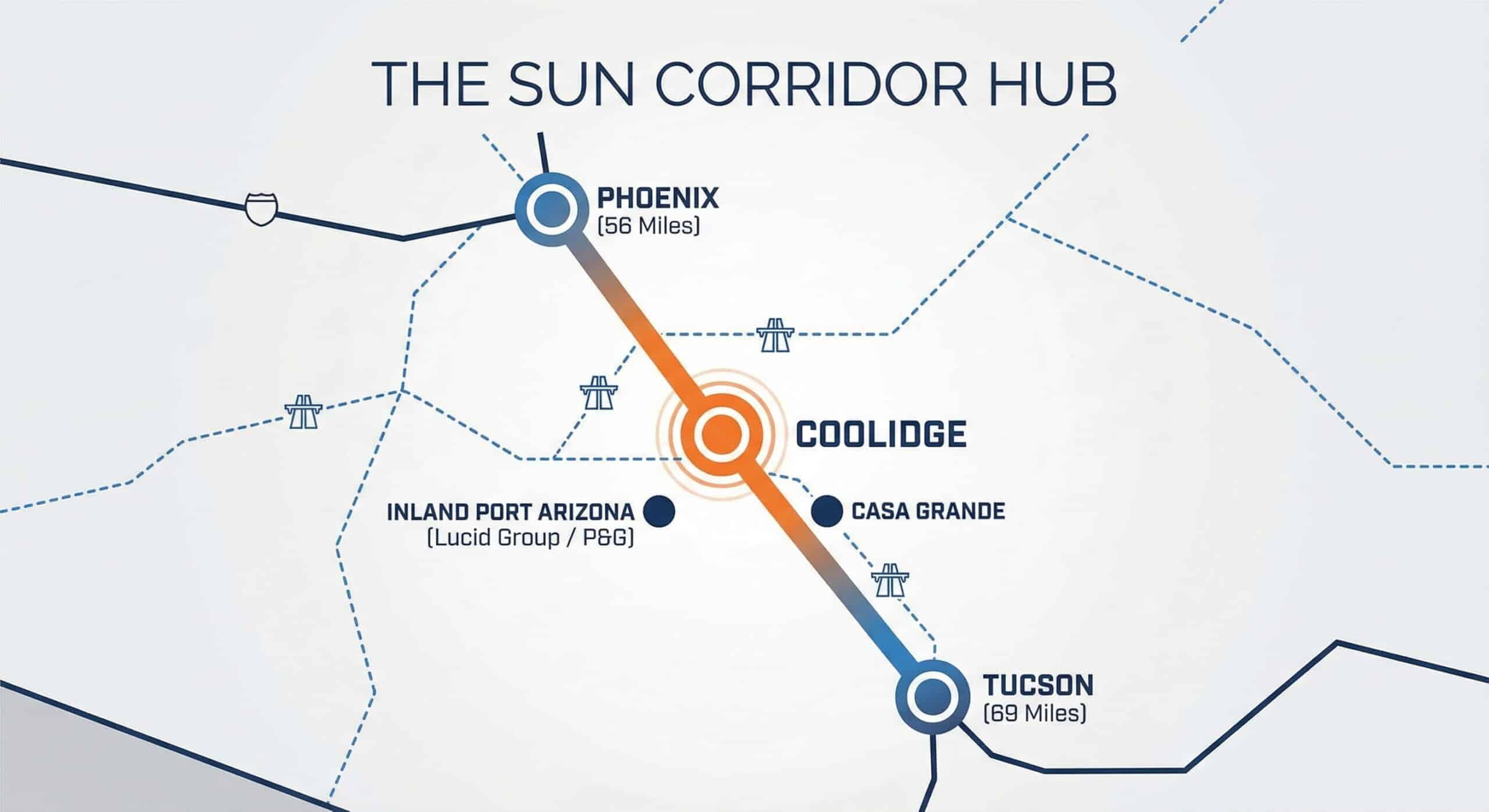 Coolidge Arizona map