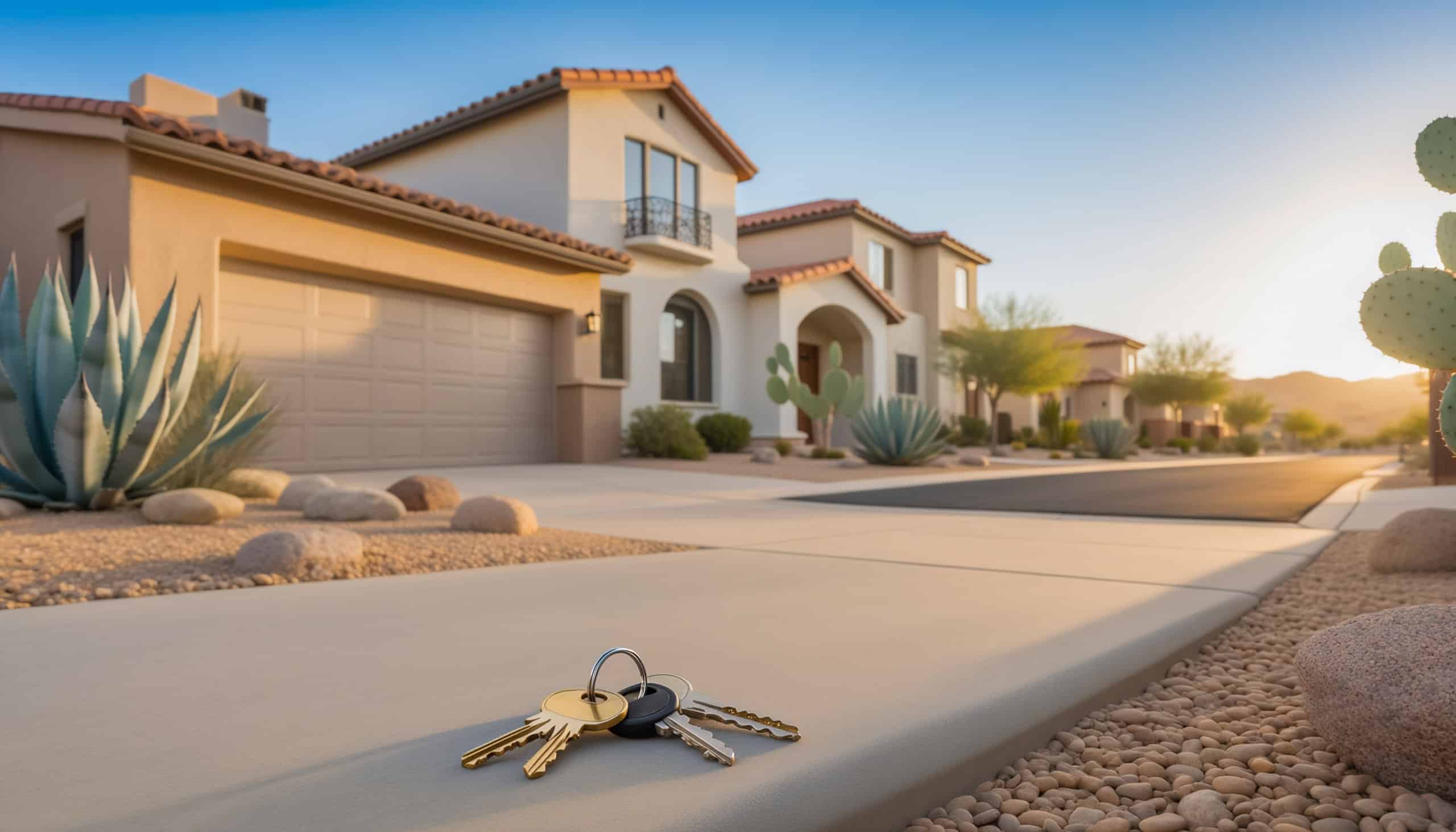 A street-level, architectural photograph showcasing a quiet, well-maintained