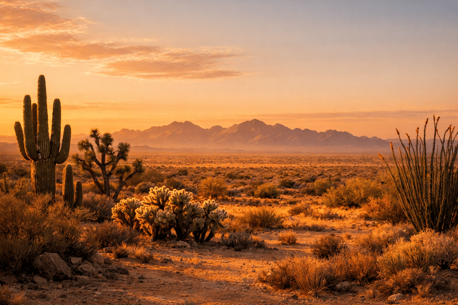 Wickenburg real estate Arizona high Sonoran desert Golden Hour panorama Bradshaw Mountains