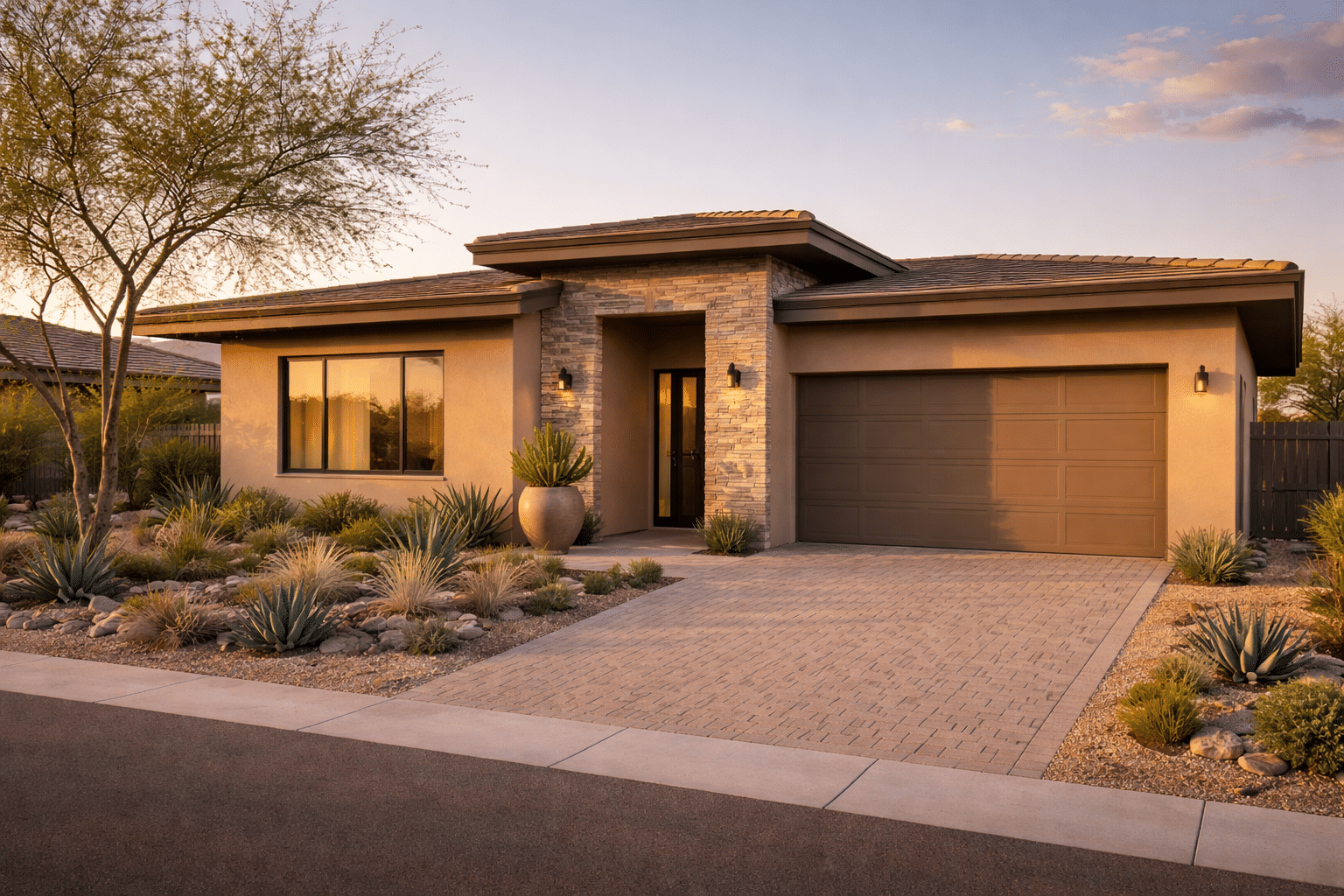 Fountain Hills real estate Arizona active adult single-level exterior lock-and-leave