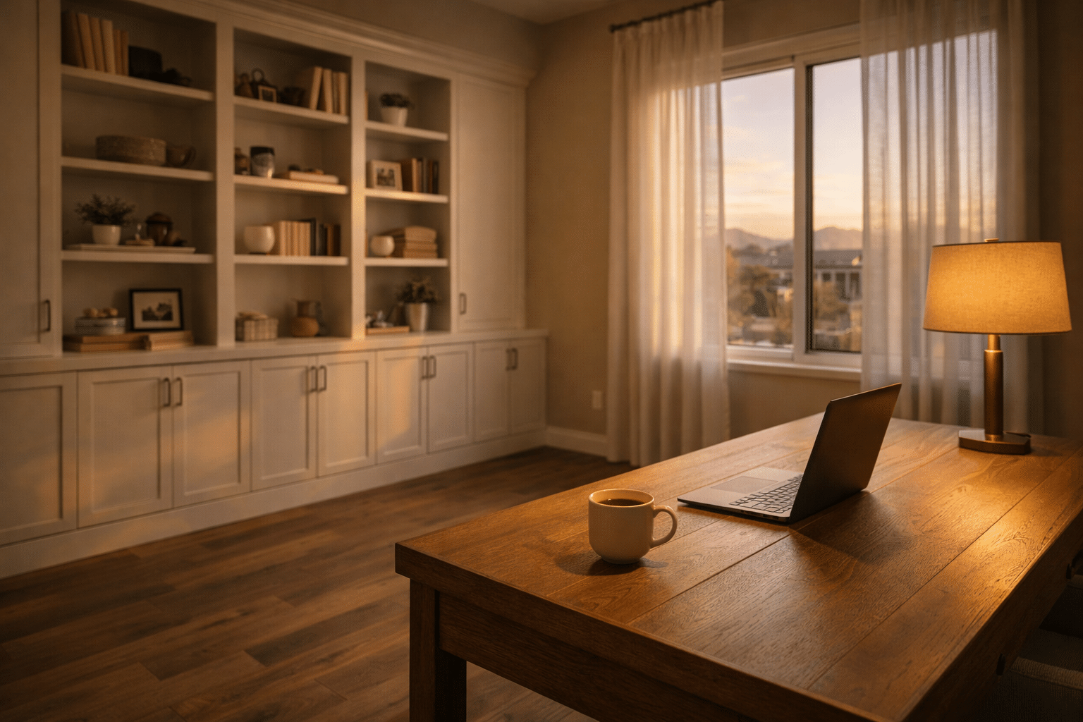 homes for sale in San Tan Valley AZ luxury resort-style primary suite interior warm lighting