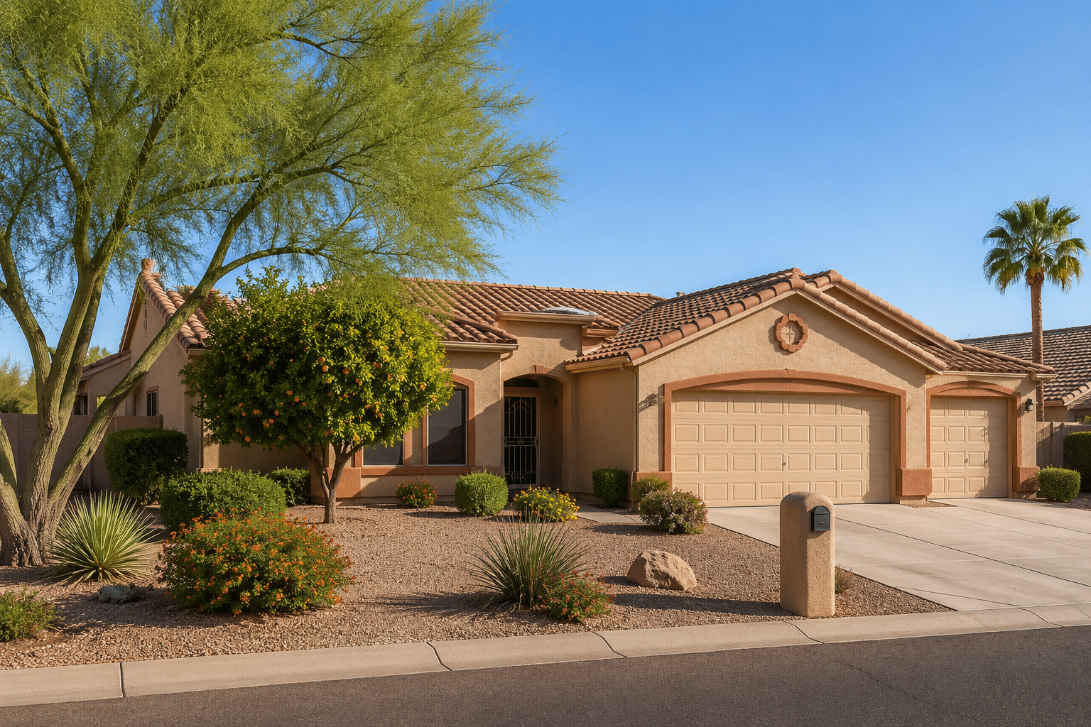 single-family detached residence in a 55+ community