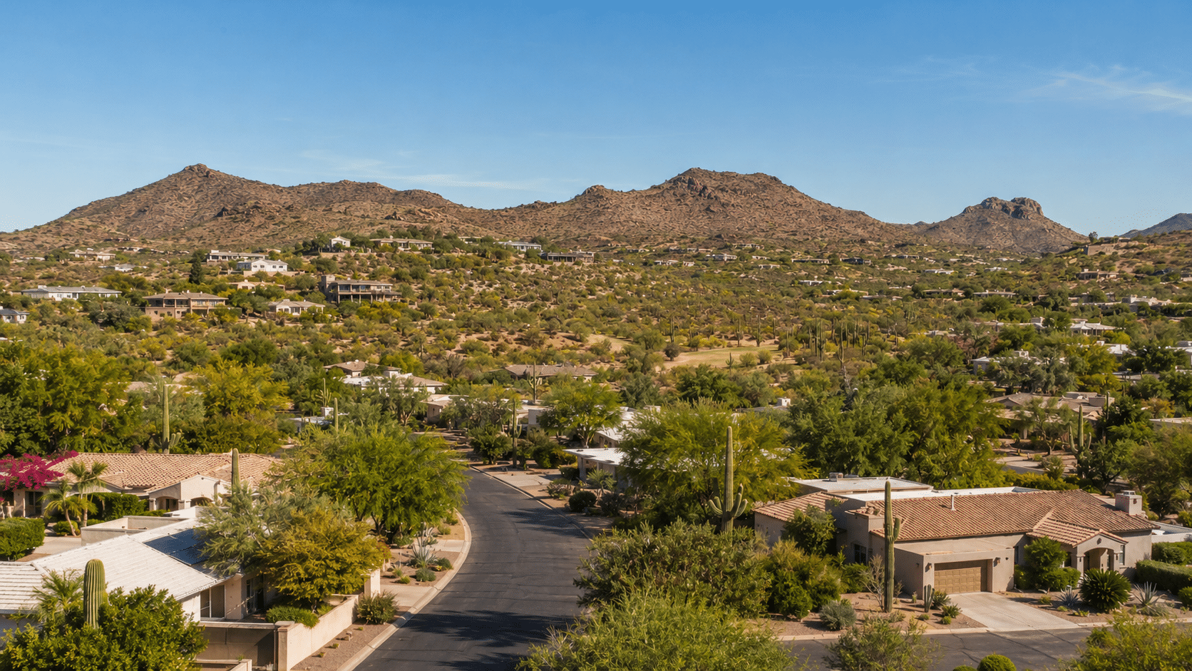 Phoenix Real Estate in North Mountain Village with homes near the Phoenix Mountains Preserve and desert ridgelines - West Usa Realty