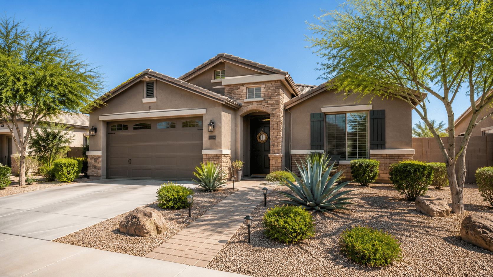 Phoenix Real Estate listing in Deer Valley with strong curb appeal and a polished market-ready exterior - West Usa Realty
