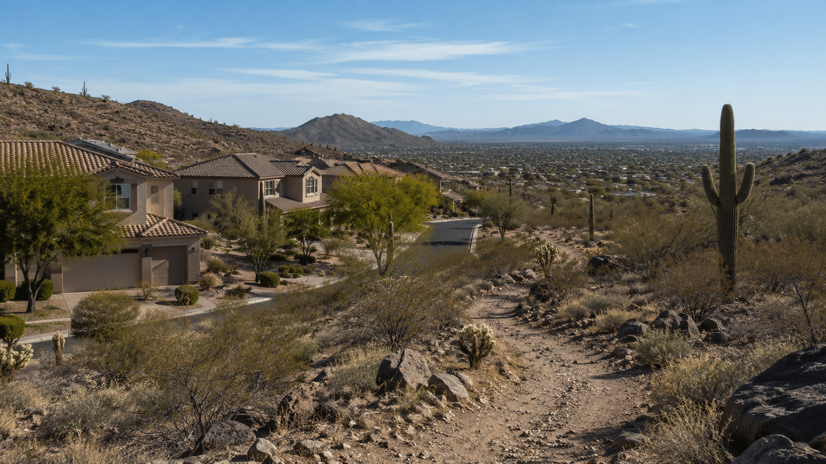Phoenix Real Estate in Deer Valley with desert trails, open space, and outdoor living near north Phoenix recreation areas - West Usa Realty