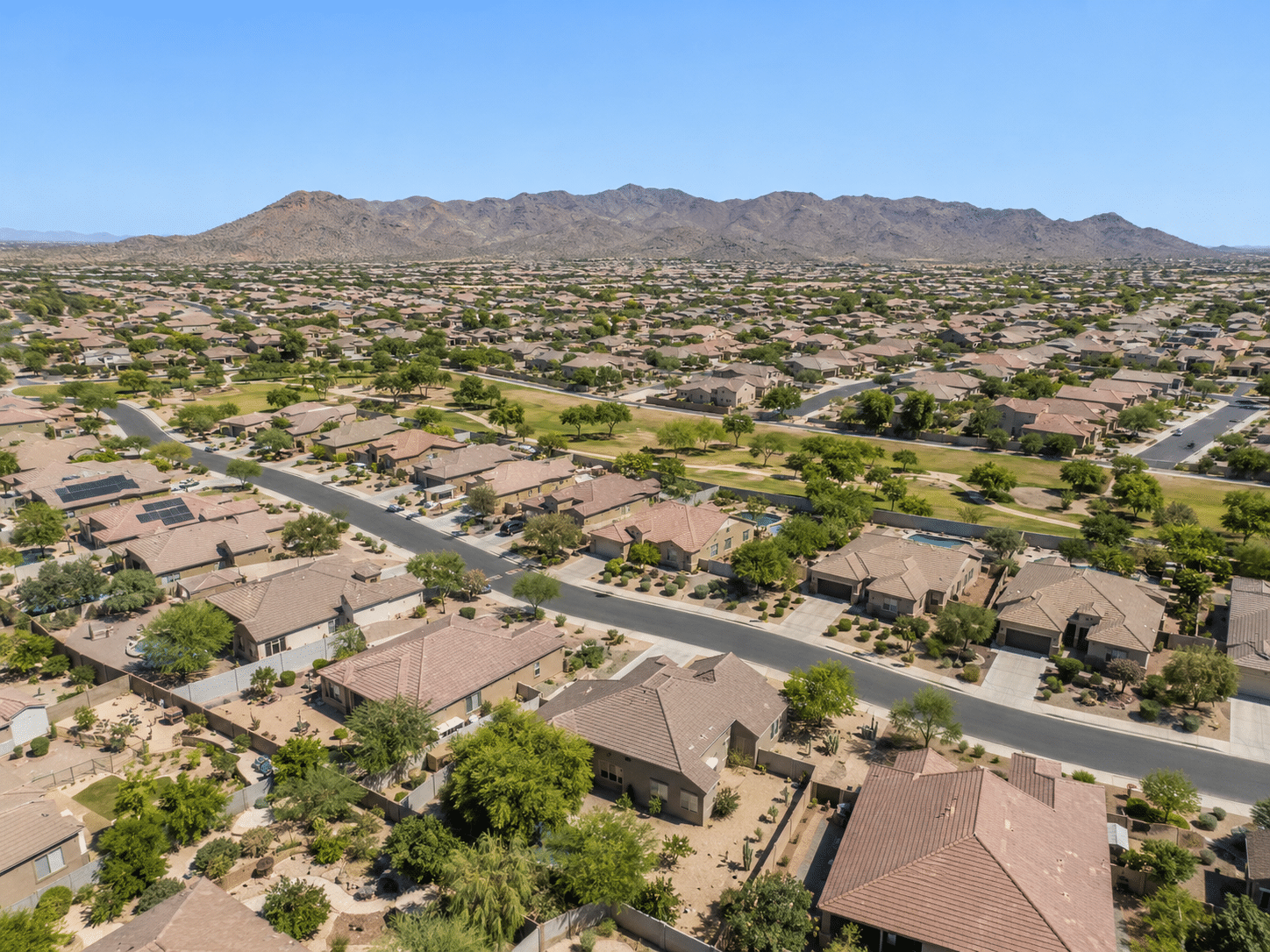 Cheatham Farms Laveen single-family homes aerial view