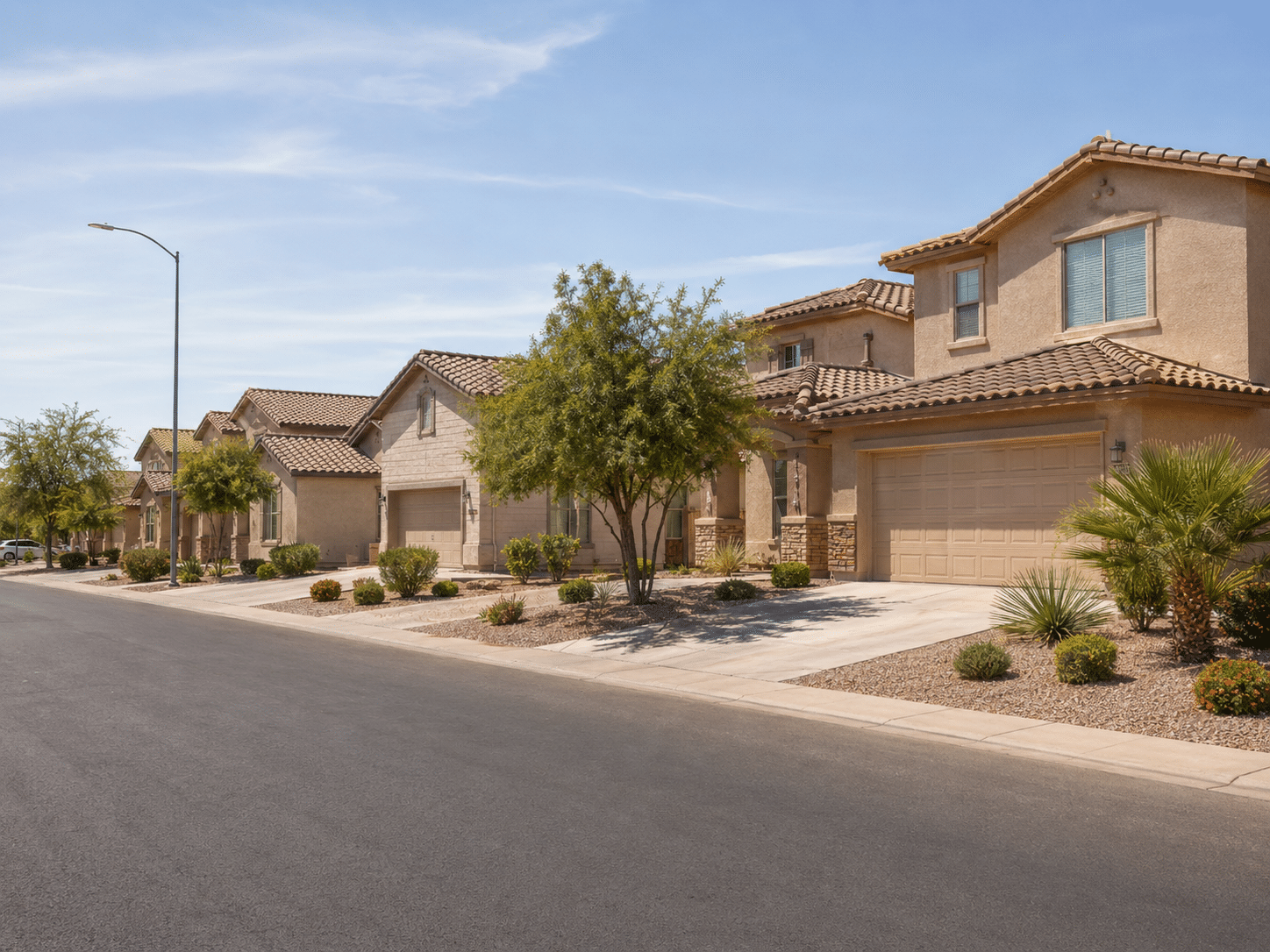 Laveen Arizona aerial view Loop 202 South Mountain Freeway and residential neighborhood