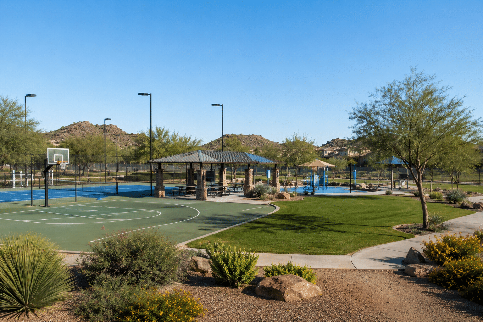 Stetson Valley family park playground Deem Hills Community Park