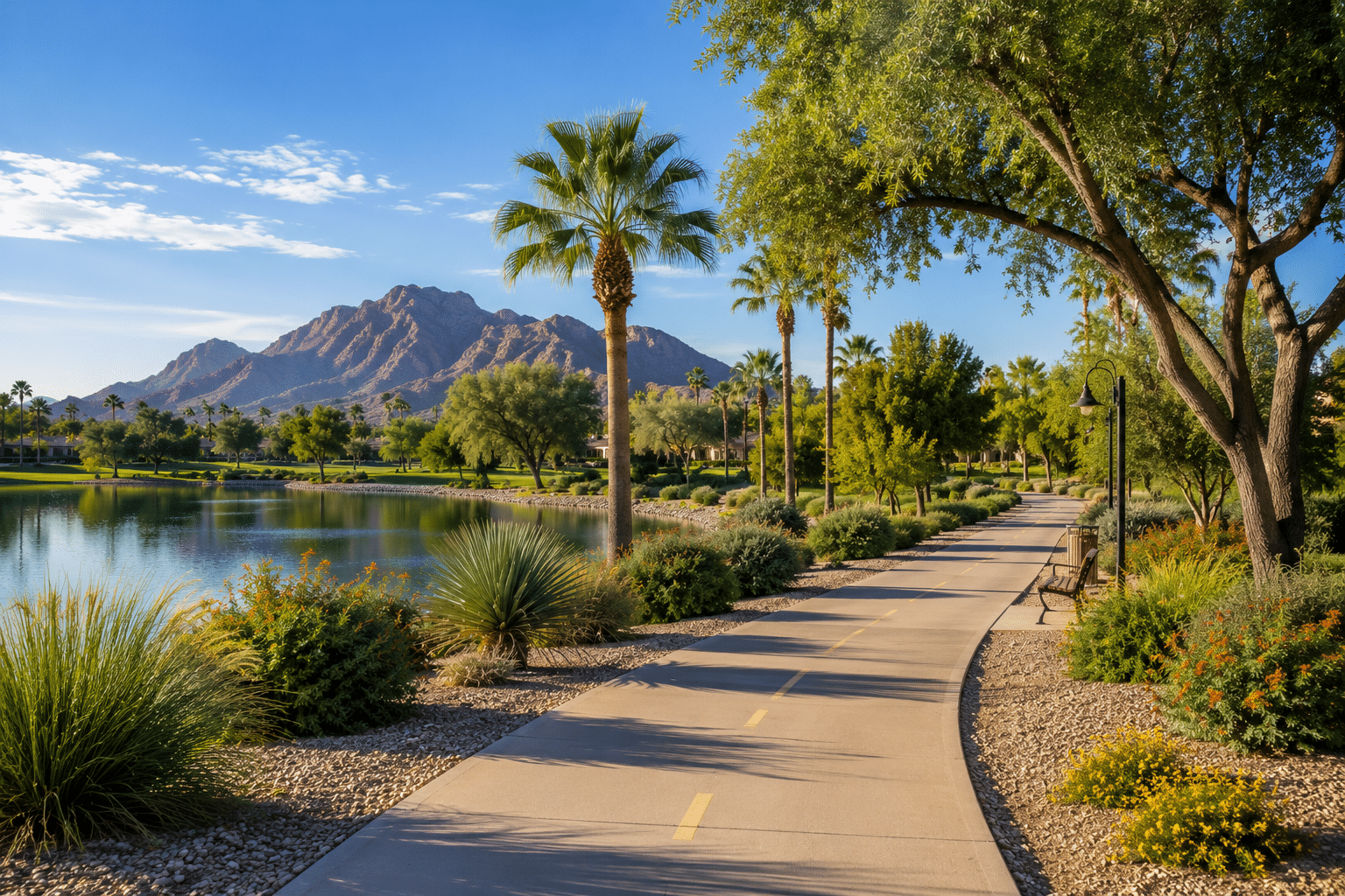 Indian Bend Wash greenbelt multi-use path McCormick Ranch Scottsdale