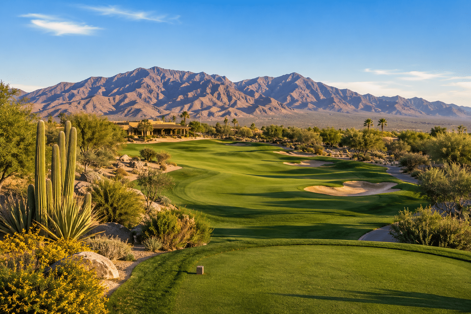 Sundance Golf Club Buckeye Arizona desert fairway mountain views