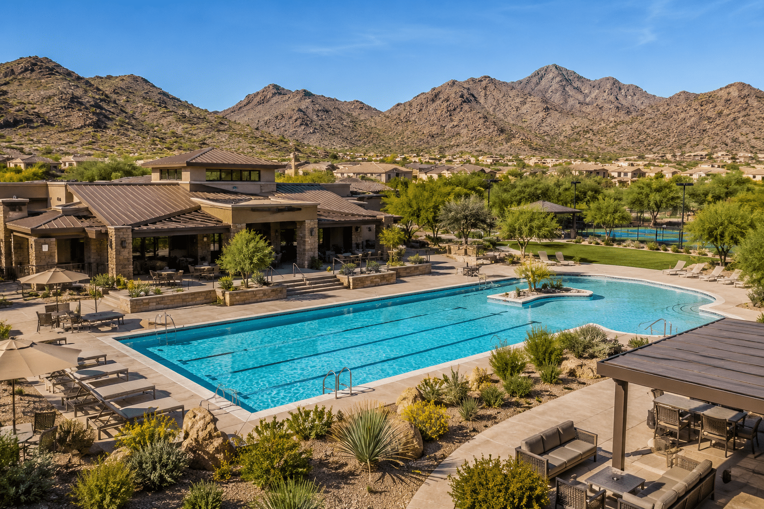 Sonoran Foothills community center pool and amenities Phoenix AZ